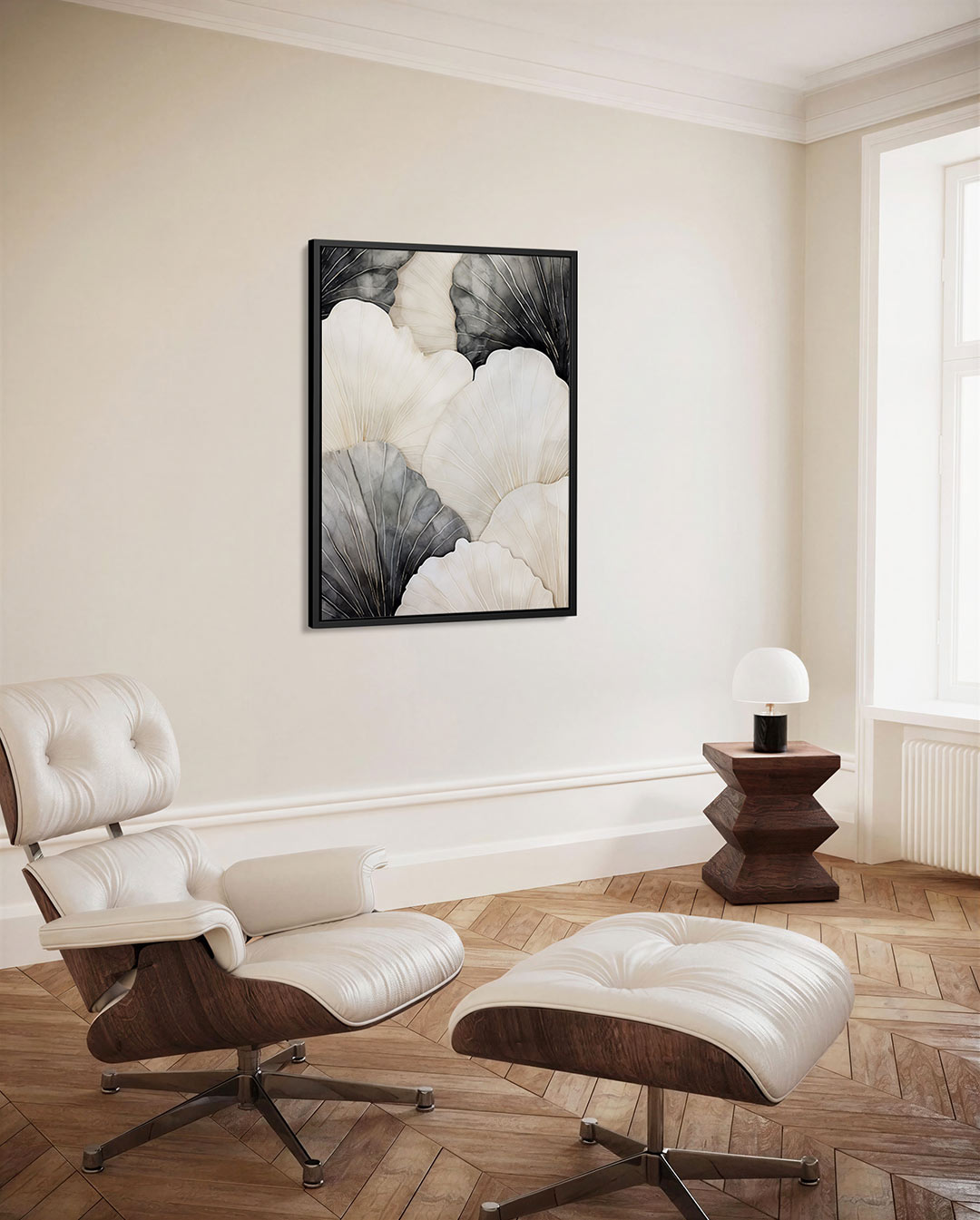 Organische vormen – staand wanddecoratie kunstwerk