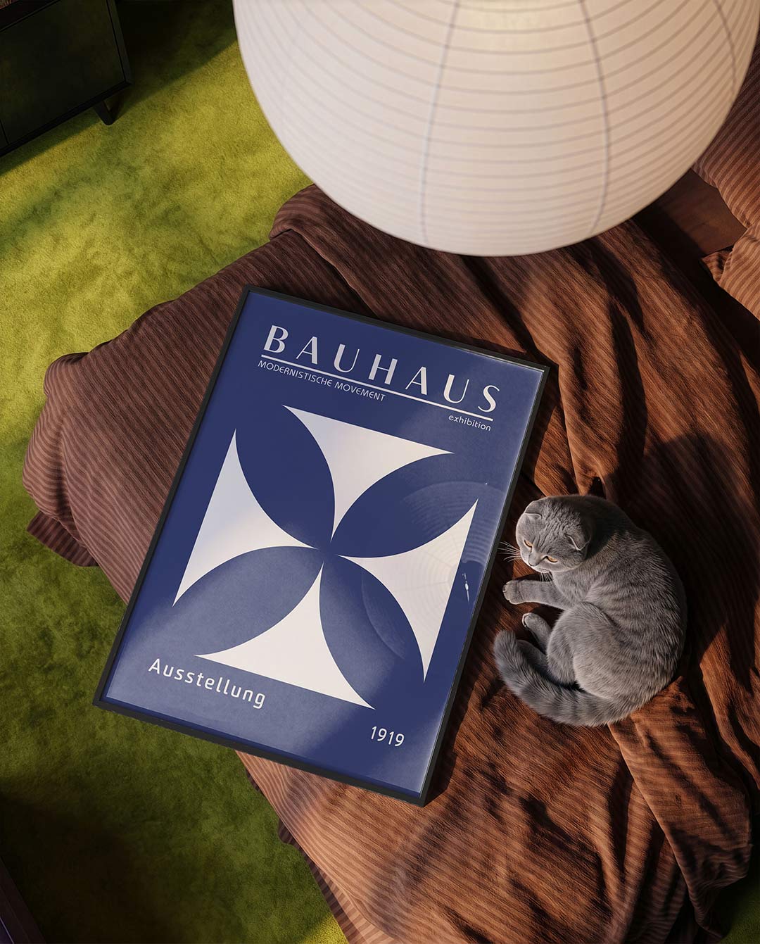 Vorm en balans – moderne Bauhaus wandkunst als poster