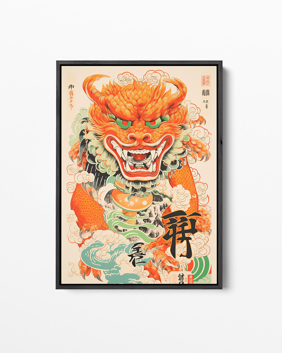 Illustratie – staand wanddecoratie kunstwerk