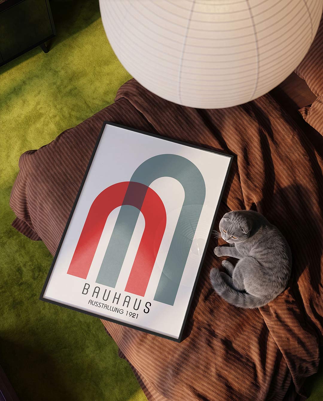 Vorm en kleur – moderne Bauhaus wandkunst als poster