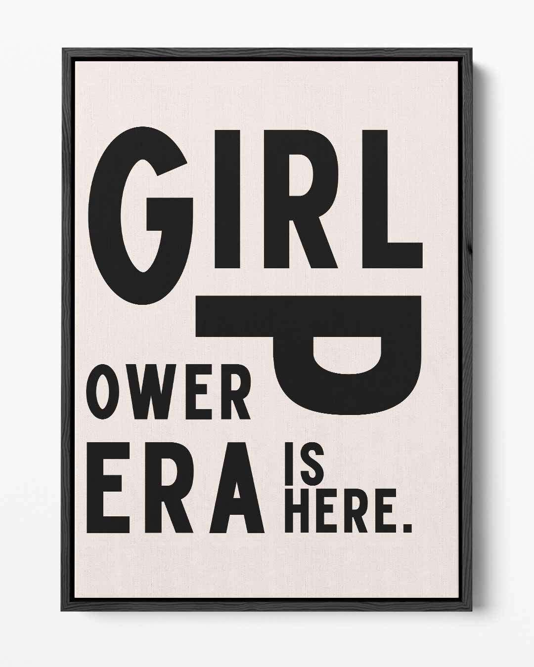 Girl Power Era Poster – portret kunstwerk als wanddecoratie