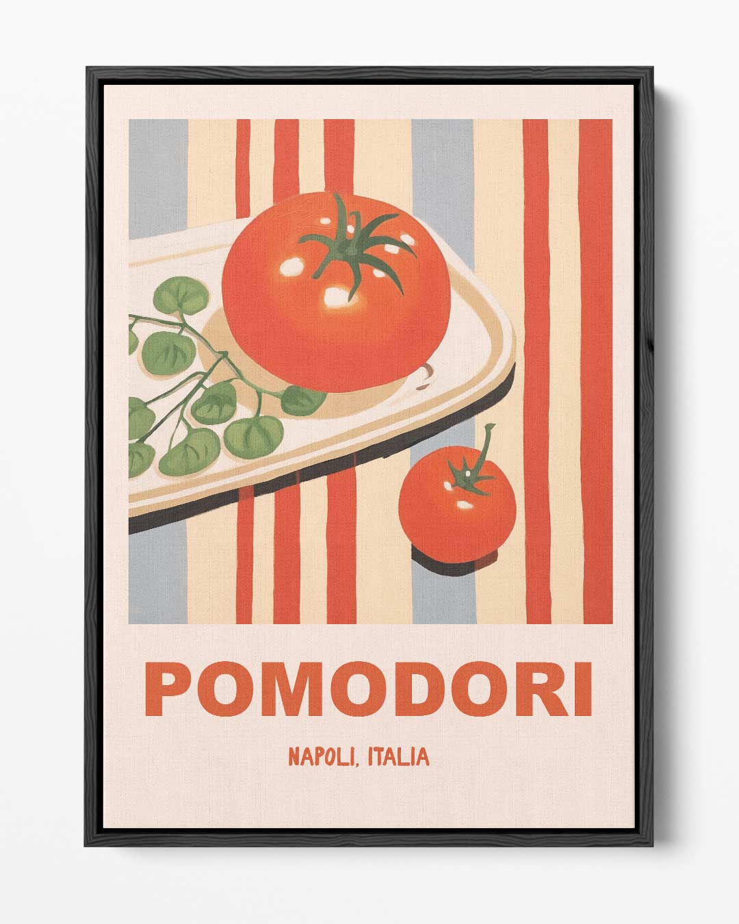 Pomodori Illustratie Poster – portret kunstwerk als wanddecoratie