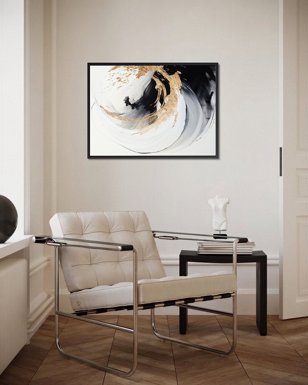 Dynamische kleurvlakken – kunstwerk op canvas, dibond of plexiglas