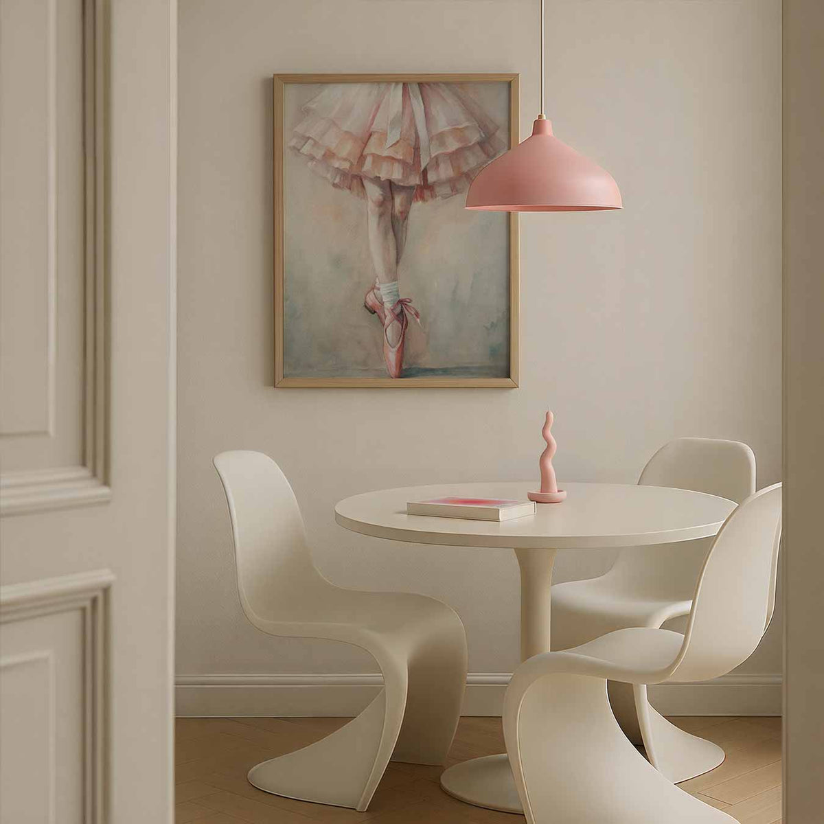 Elegante Balletschoonheid – staande paas wanddecoratie van WallArtistic