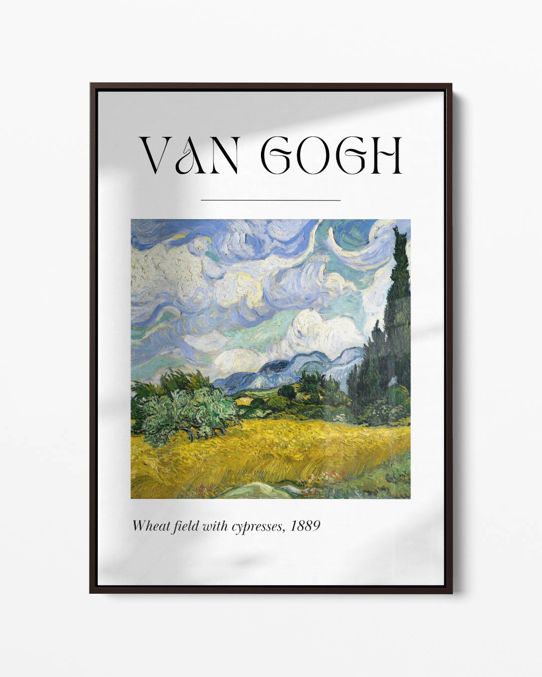 Landschap met Cypresbomen – portret kunstwerk als wanddecoratie