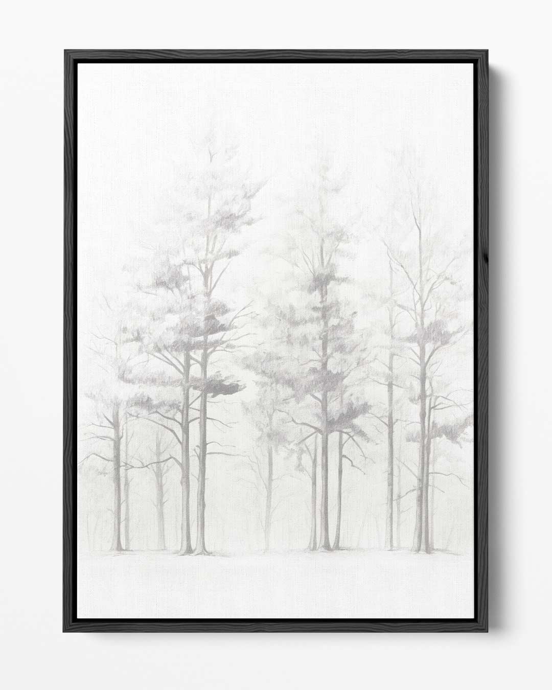 Mystieke Mistige Bomen – portret kunstwerk als wanddecoratie