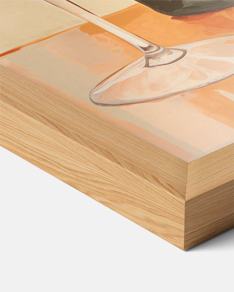 Elegante Wijn en Druiven – staande keuken wanddecoratie van WallArtistic