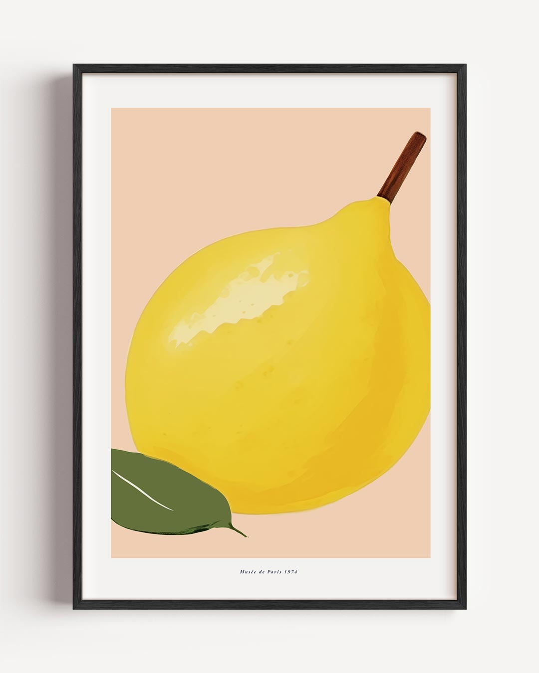 Citroen Kunstposter – keuken portret poster als wanddecoratie