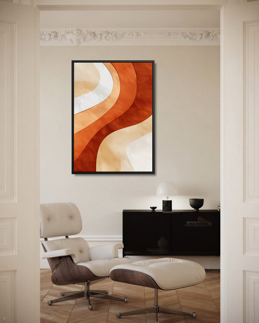 Kleurencompositie – staand wanddecoratie kunstwerk