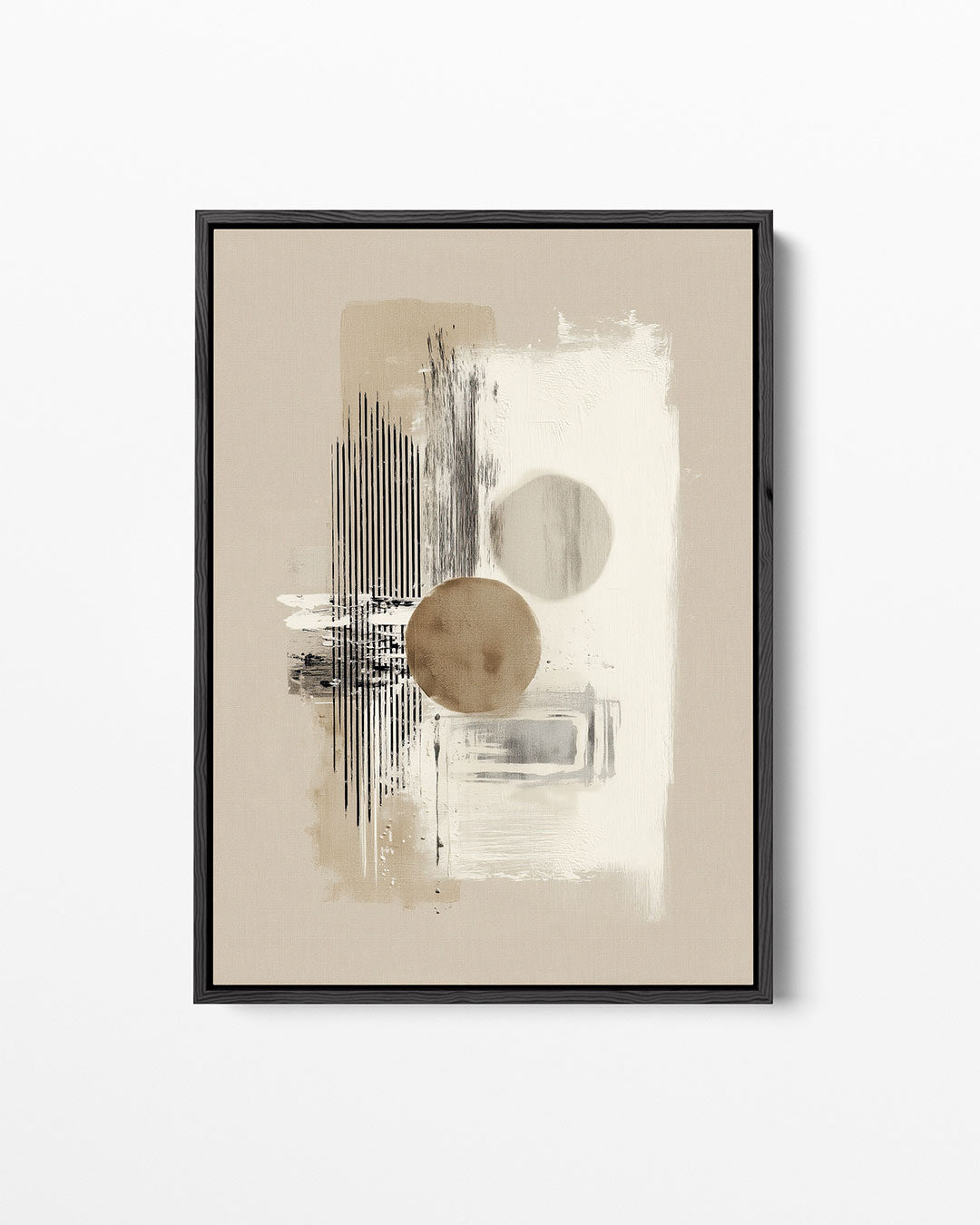 Geometrische vormen compositie – staand wanddecoratie kunstwerk