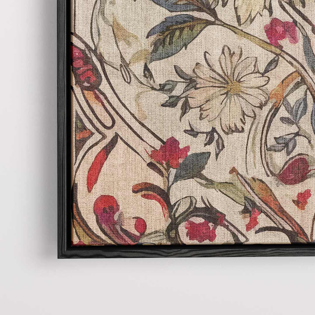 Bloemenpracht op Canvas – dibond kunstwerk als wanddecoratie