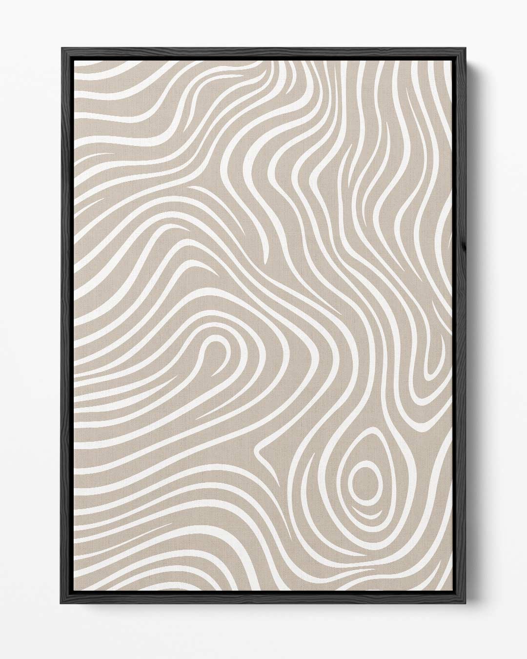 Houten Spiralen Wanddecor – portret kunstwerk als wanddecoratie