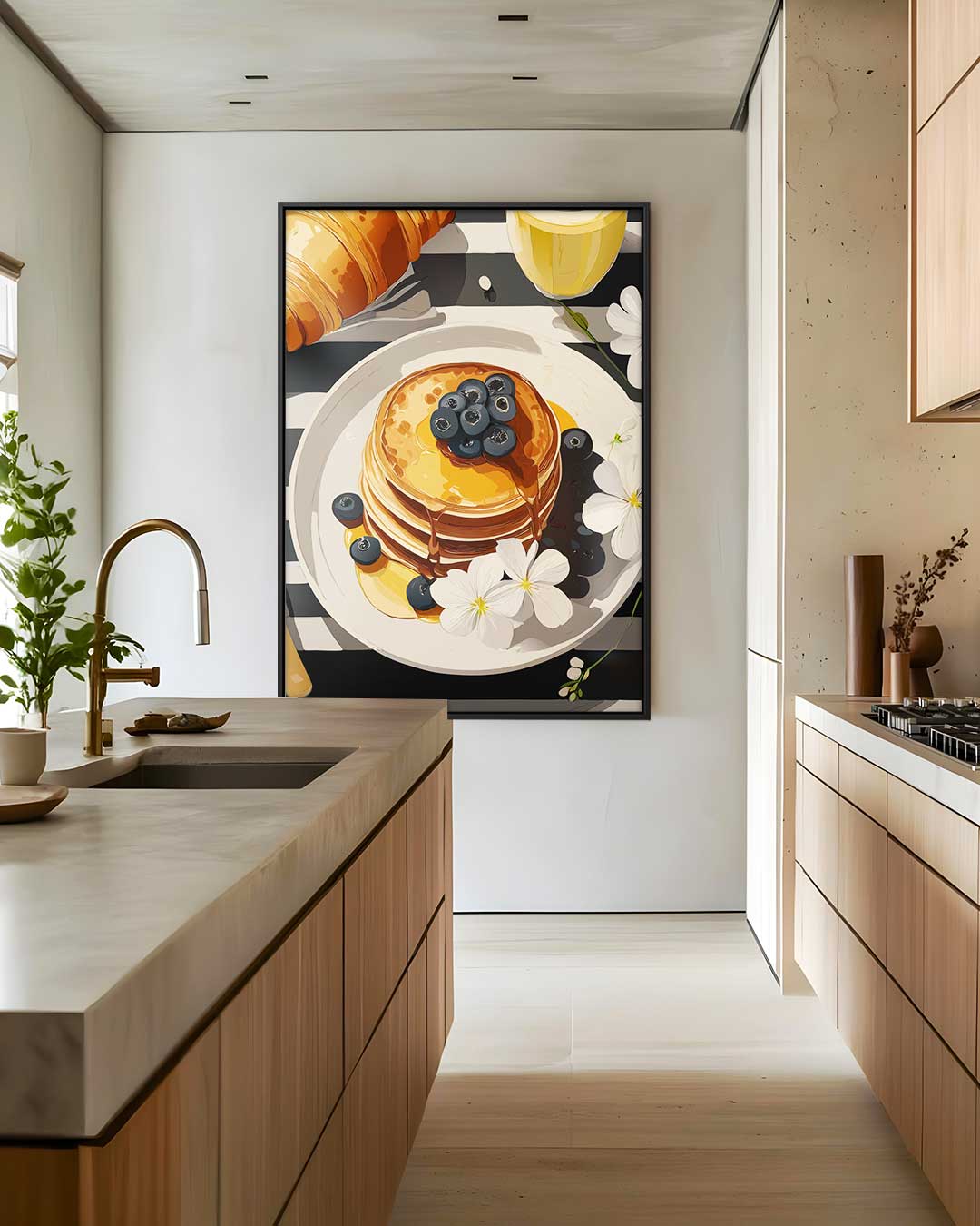 Zalig Ontbijt Tafereel – staand kunstwerk voor modern interieur