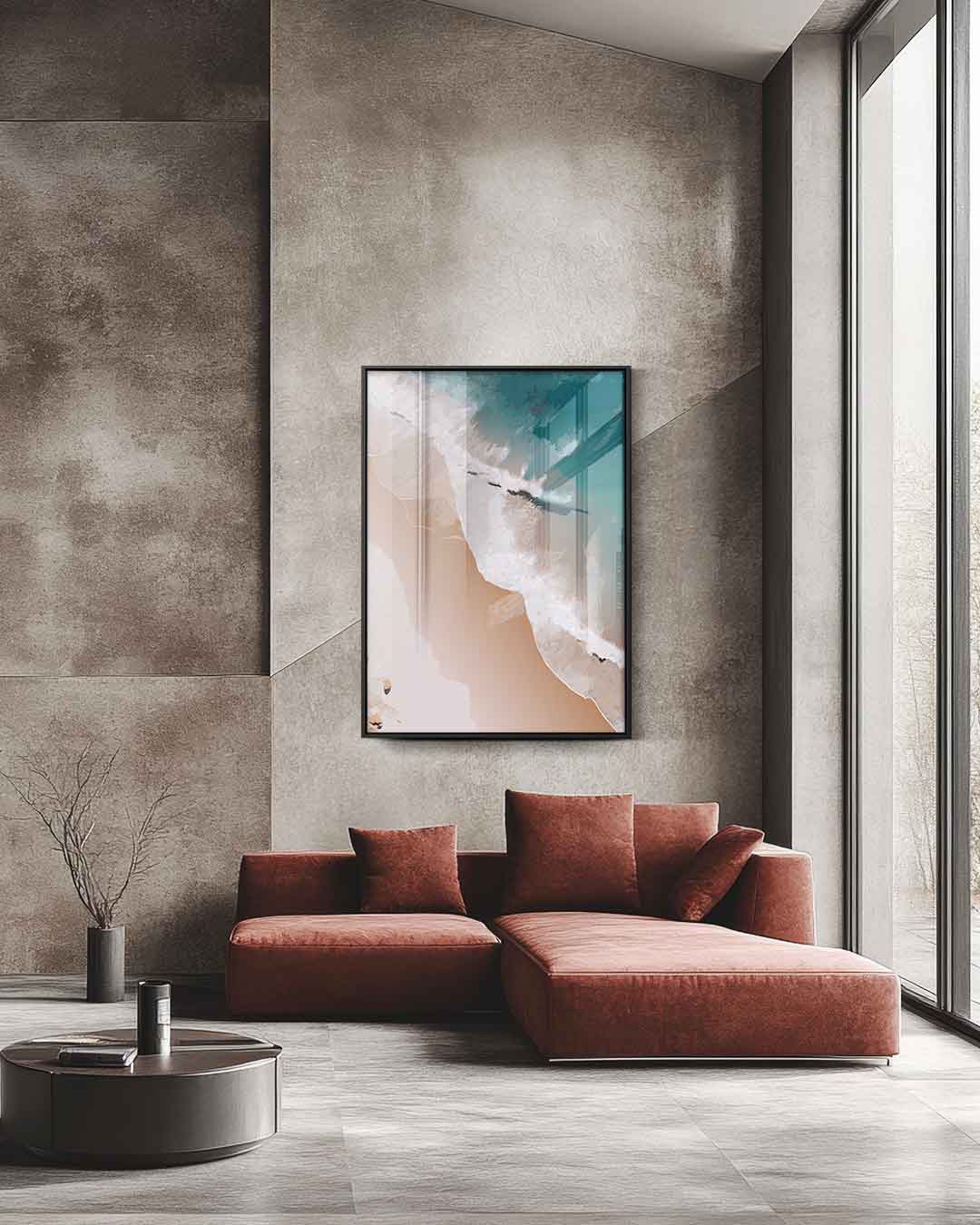 Dromerige Zeegezichten – staande wandkunst voor woonkamer of interieur