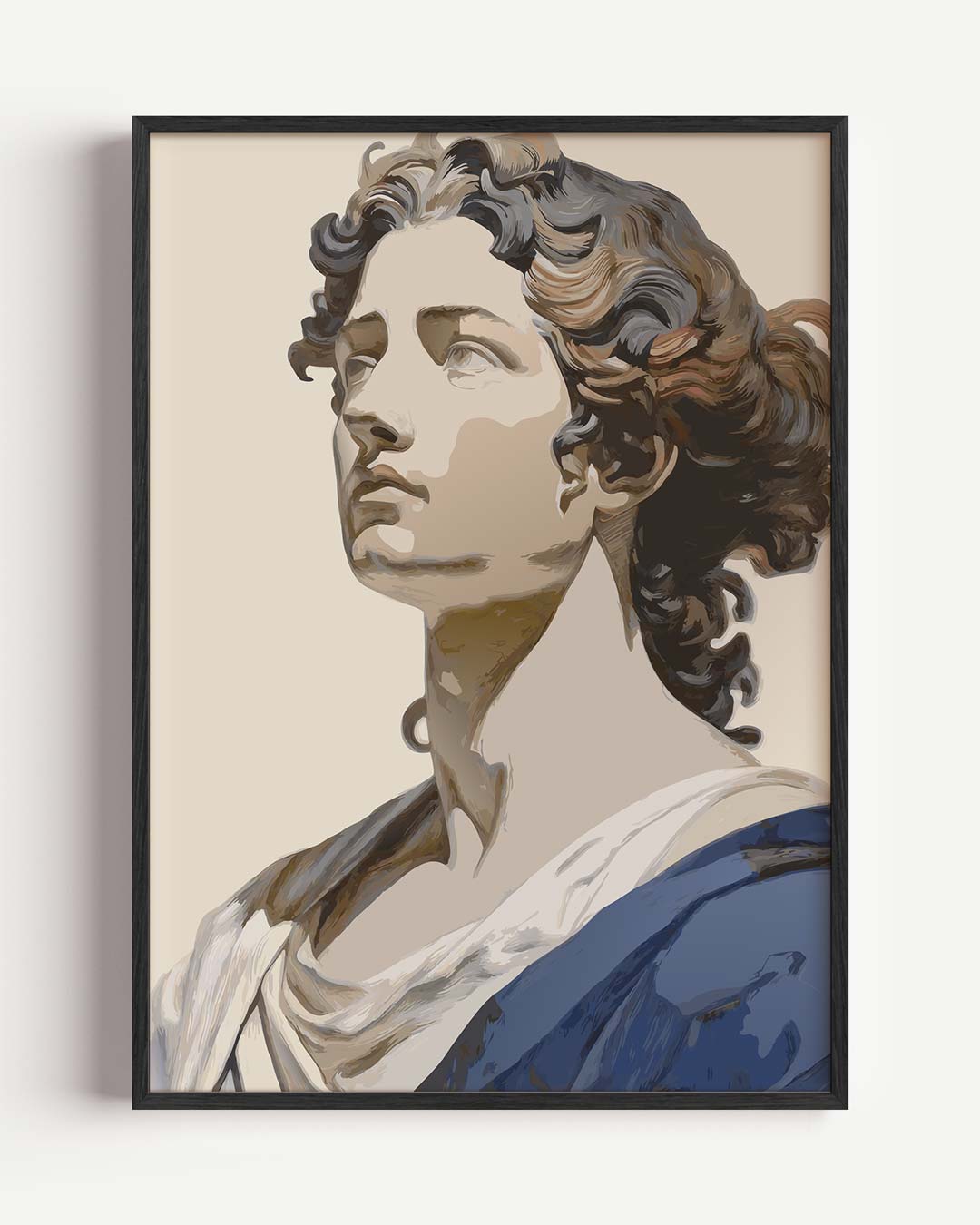Klassieke Elegantie – Popart en Streetart portret poster als wanddecoratie