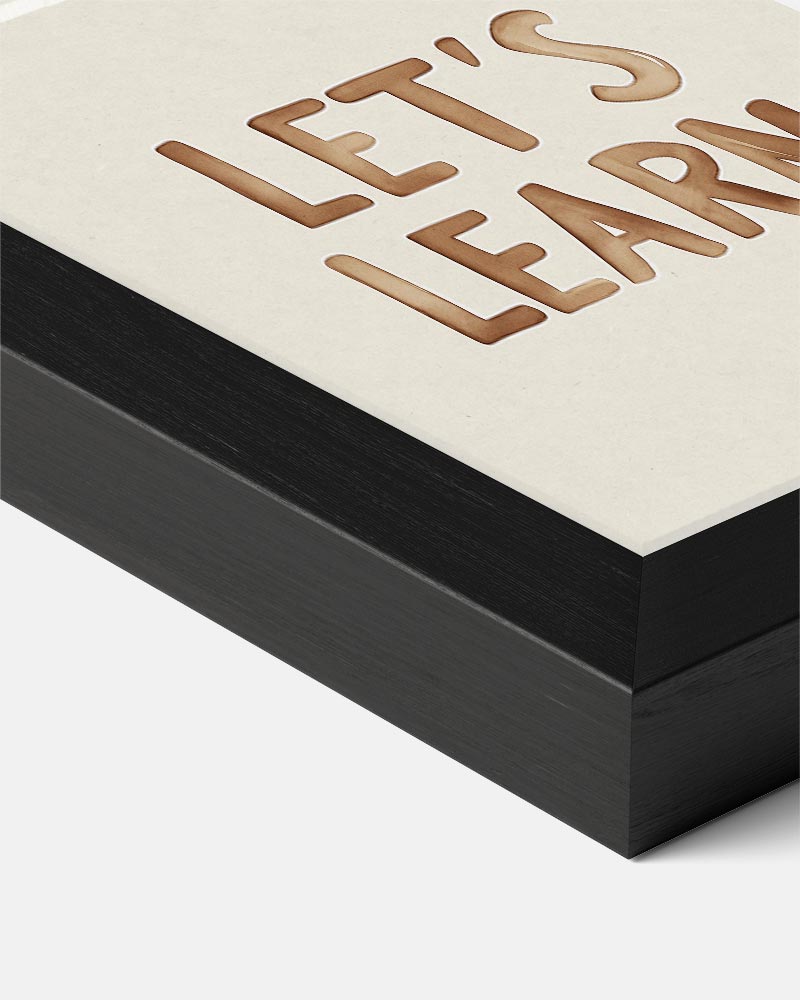 Let's Learn Motivatieposter – kids portret poster, afbeelding 7