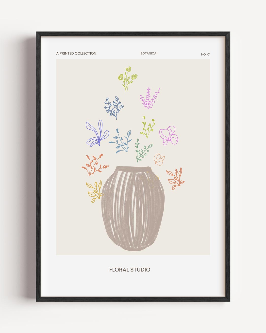 Bloemenpracht – bloemen portret poster als wanddecoratie