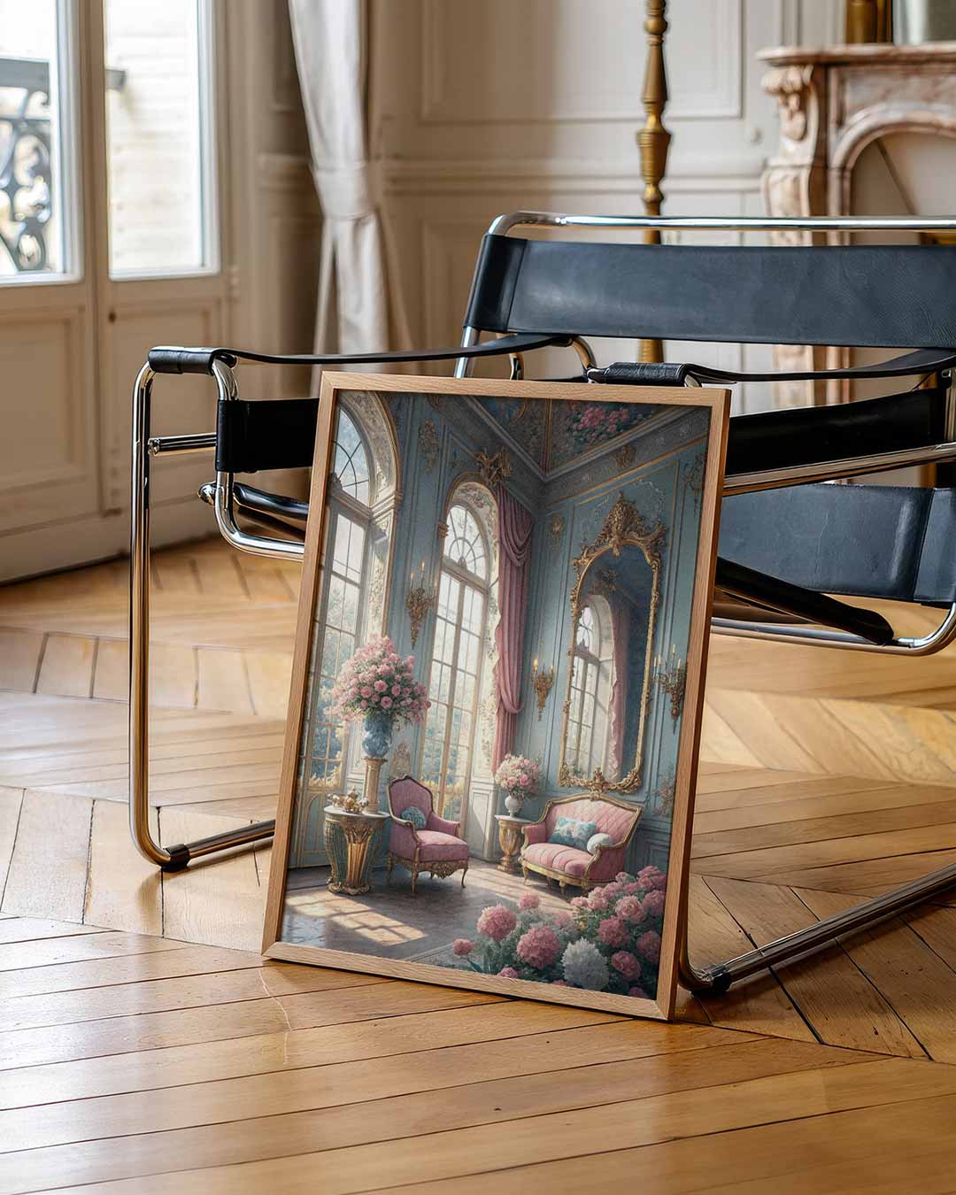 Dromerige Luxe Interieur – staande muurposter voor Pasen