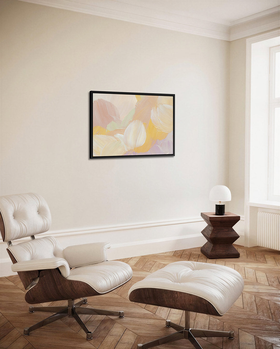 Zachte kleuren compositie – Beige – alternatieve weergave van het kunstwerk