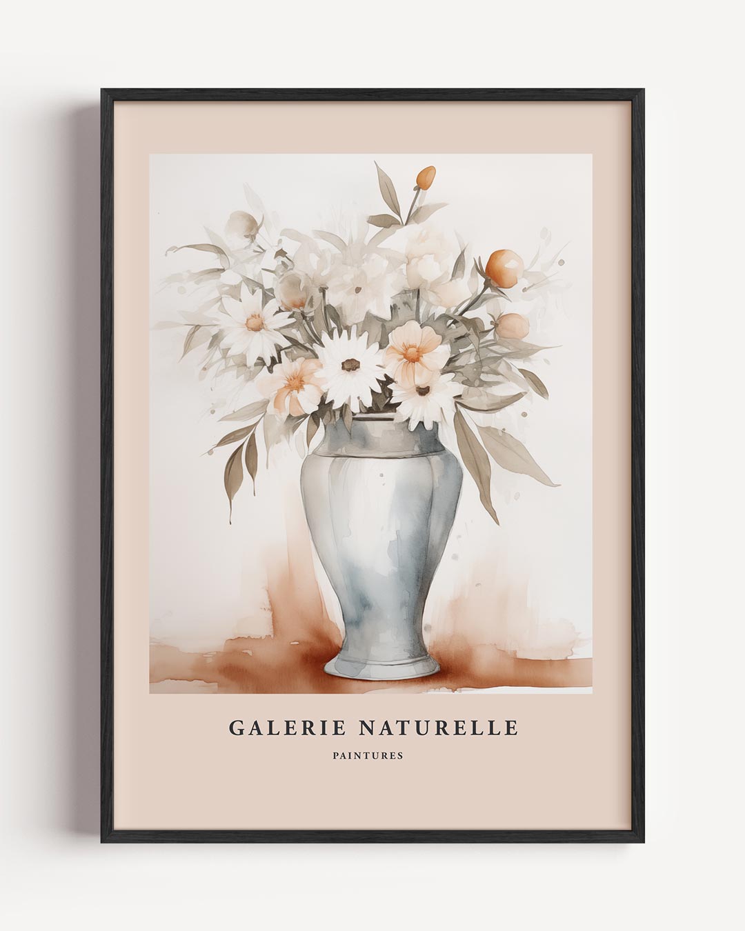 Bloemrijke Vaas – botanische portret poster als wanddecoratie