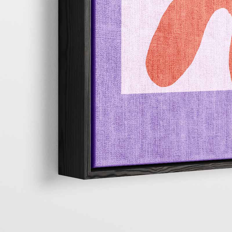 Vrolijk Abstract Design – dibond wanddecoratie in staand formaat