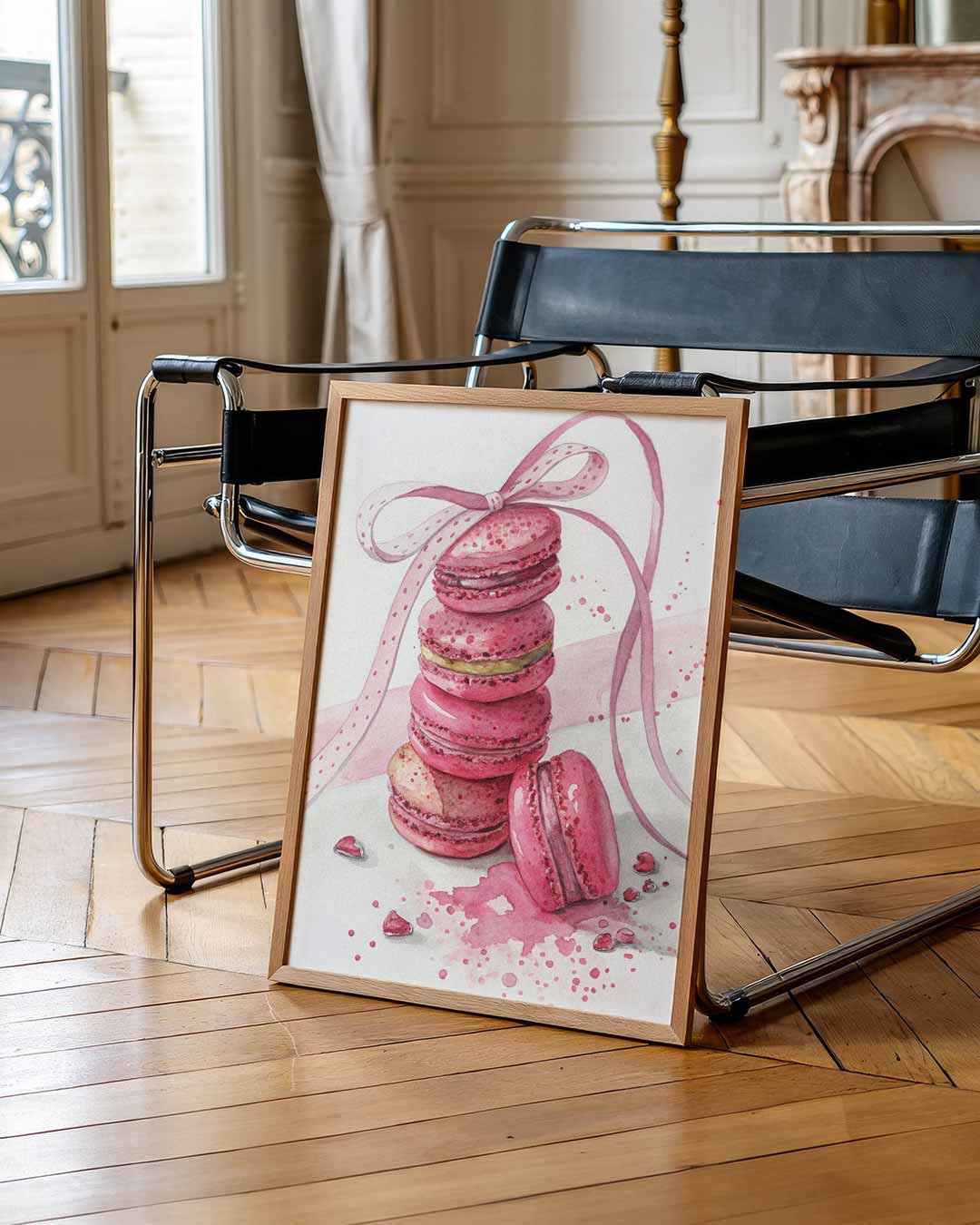 Zoete Macaron Droom – staande muurposter voor Pasen