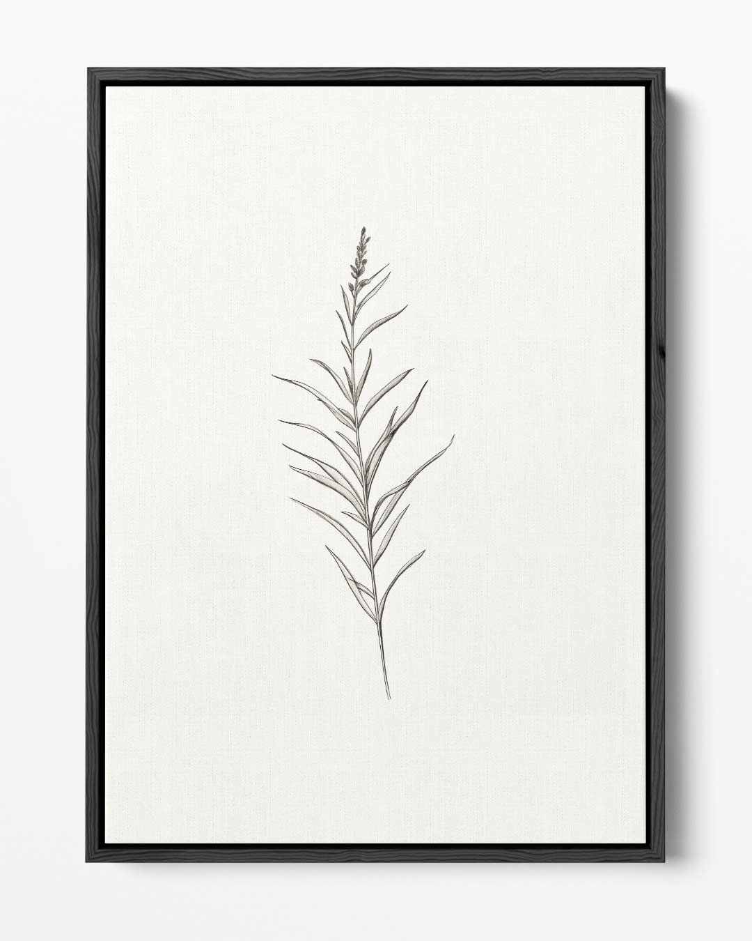Minimalistisch Botanisch – portret kunstwerk als wanddecoratie