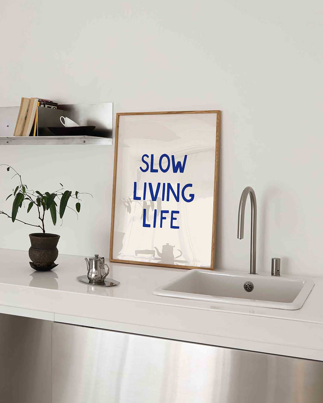 Slow living life – Aziatische poster in staand formaat