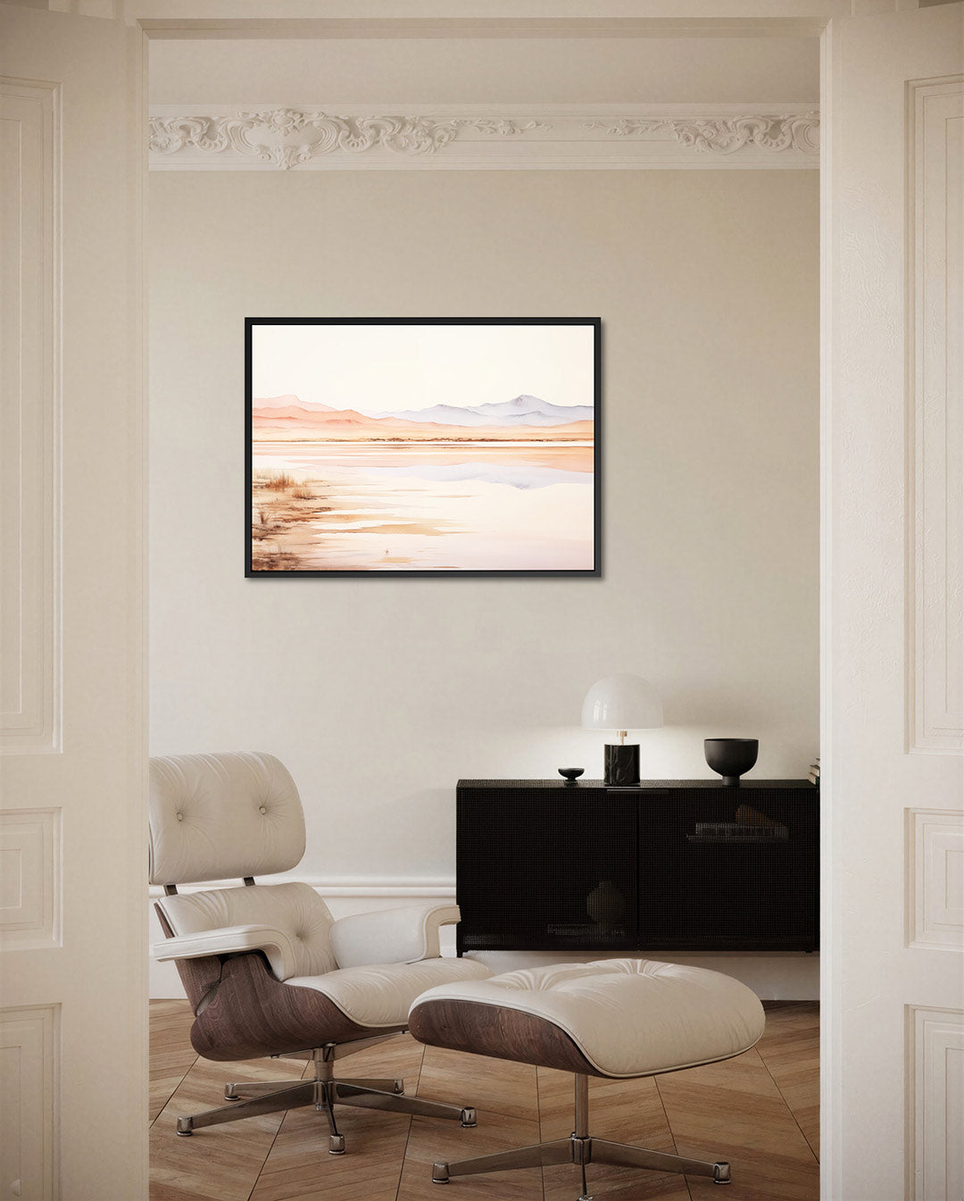 Rustige landschap weergave – Horizon – liggende wanddecoratie