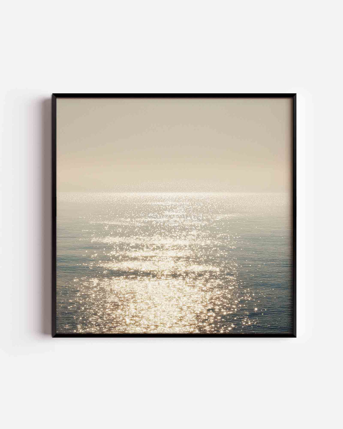Zonlicht op zee – jungle vierkante poster als wanddecoratie