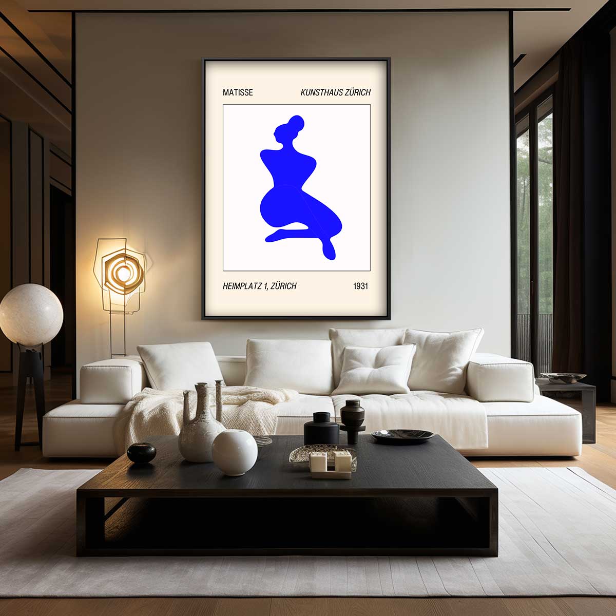 Abstracte Dansende Vrouw – staand kunstwerk voor modern interieur
