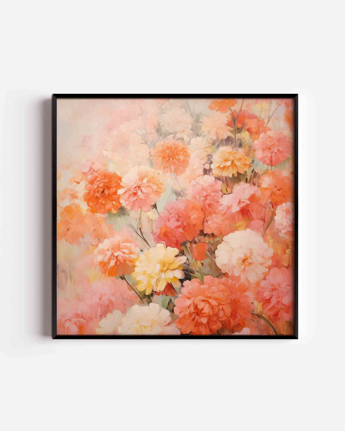Bloemenpracht – bloemen vierkante poster als wanddecoratie