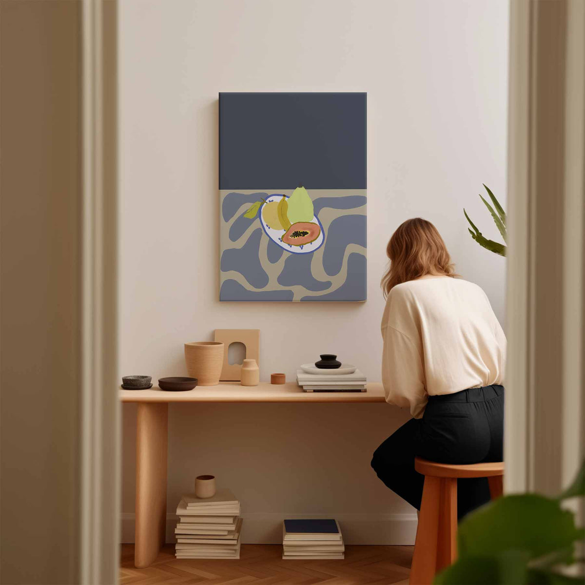 Tropische Vruchtenpracht – modern portret kunstwerk van WallArtistic