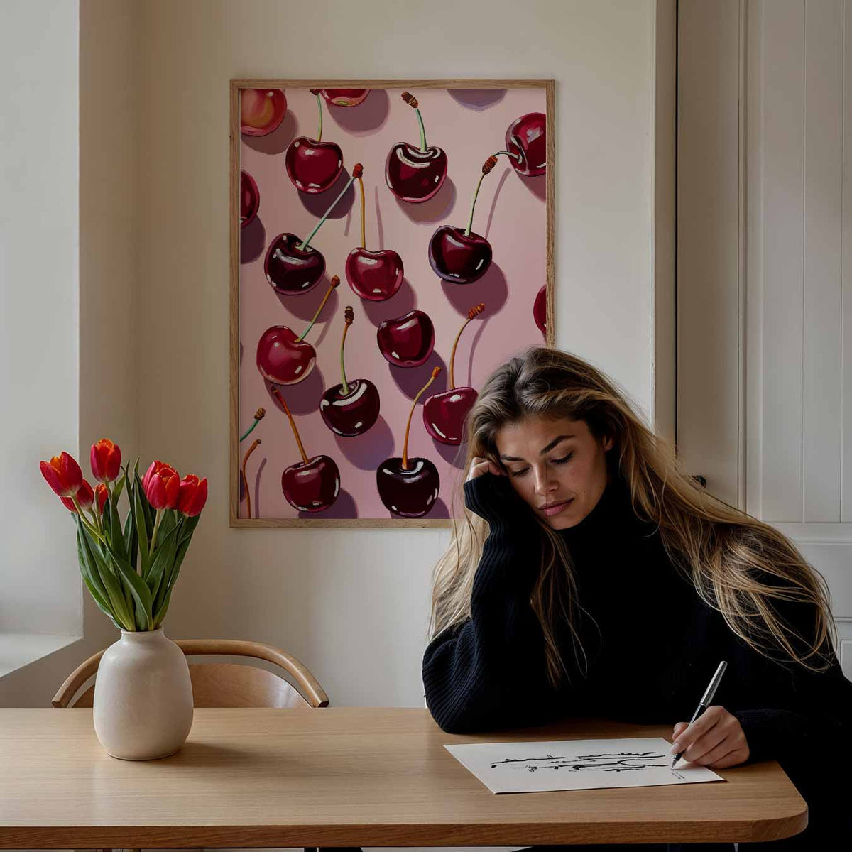 Kersenparadijs – keuken portret poster, afbeelding 7