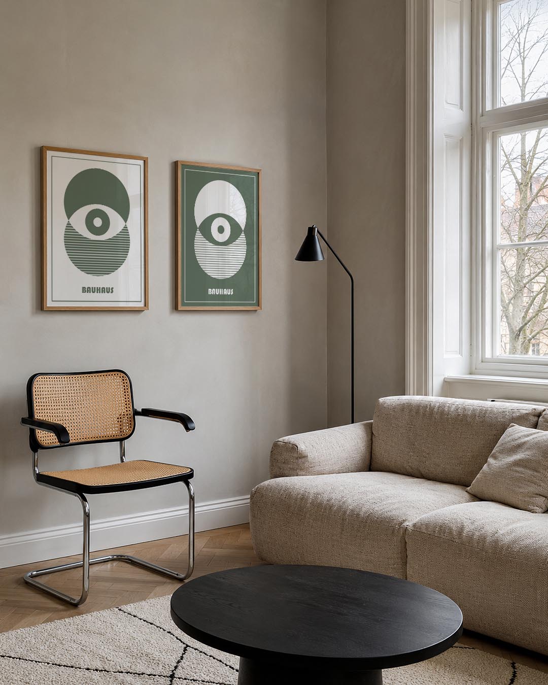 Cirkel en lijnen Posterset