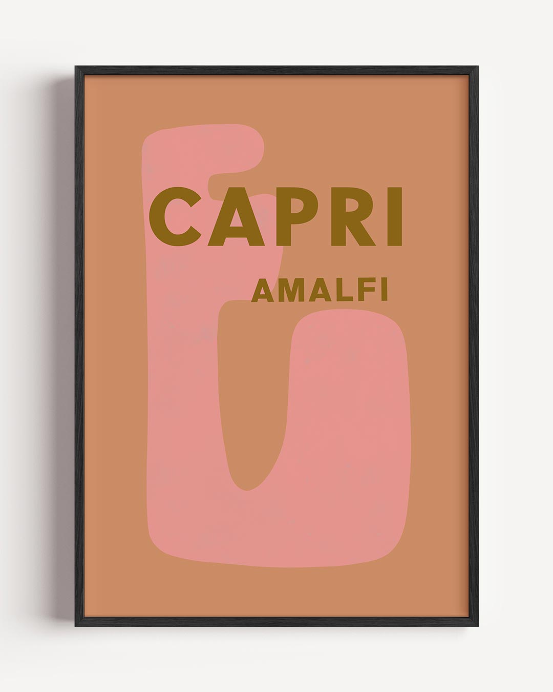 Capri Amalfi – zomer portret poster als wanddecoratie
