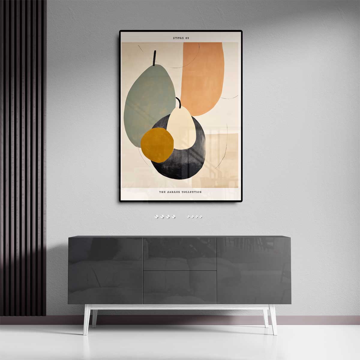 Abstracte Tuinvorm Studie 05 – staand kunstwerk voor modern interieur
