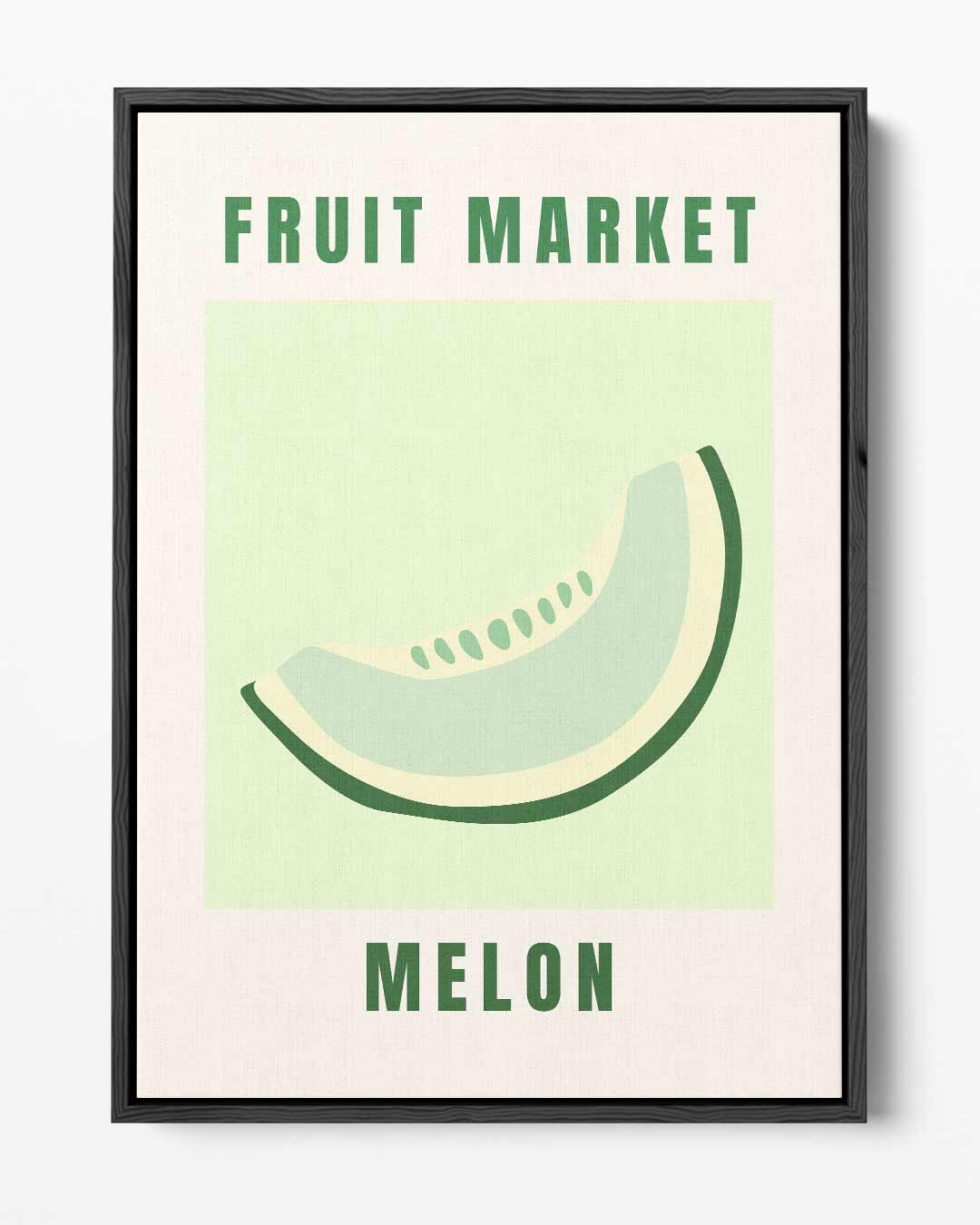 Fruitige Meloen Poster – portret kunstwerk als wanddecoratie