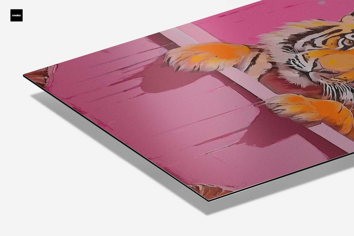 Opera d'arte Tigre nel Bagno
