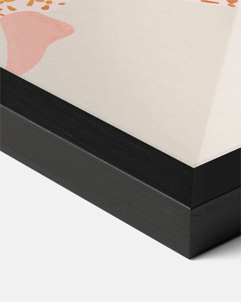 Dansende Vrouw in Abstracte Stijl – vrouwelijke portret poster als eigentijdse wanddecoratie