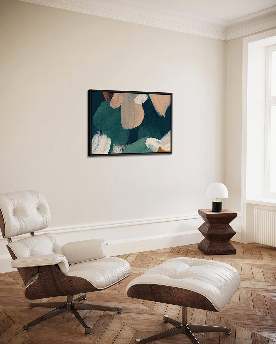 Kleurencompositie – Dynamische – alternatieve weergave van het kunstwerk