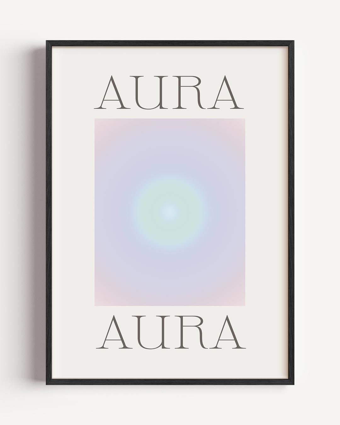 Aura Inspiratie – mindfulness portret poster als wanddecoratie