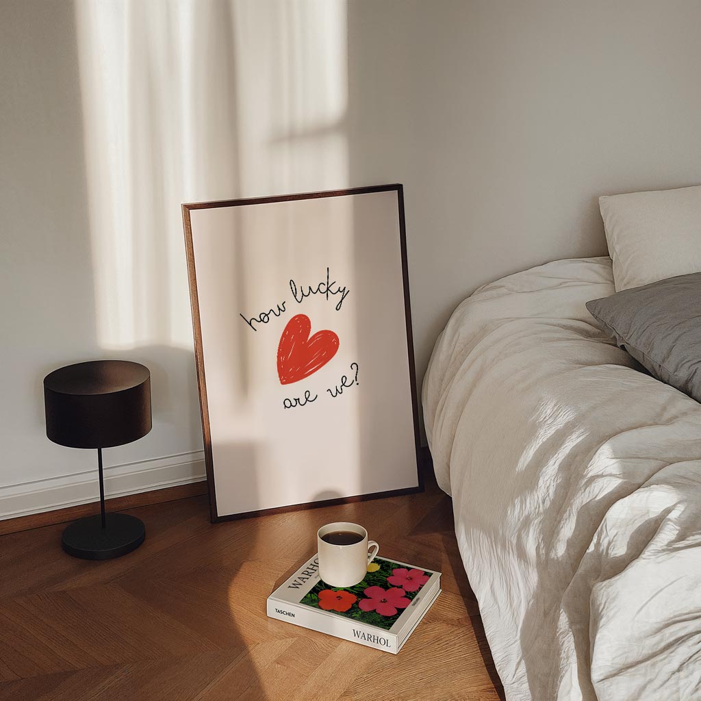 Liefdevolle Hart – staande zomer wanddecoratie van WallArtistic