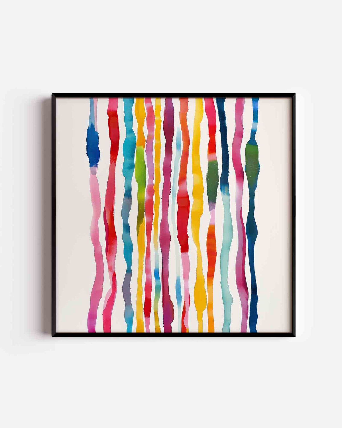 Verticale strepen – design vierkante poster als wanddecoratie