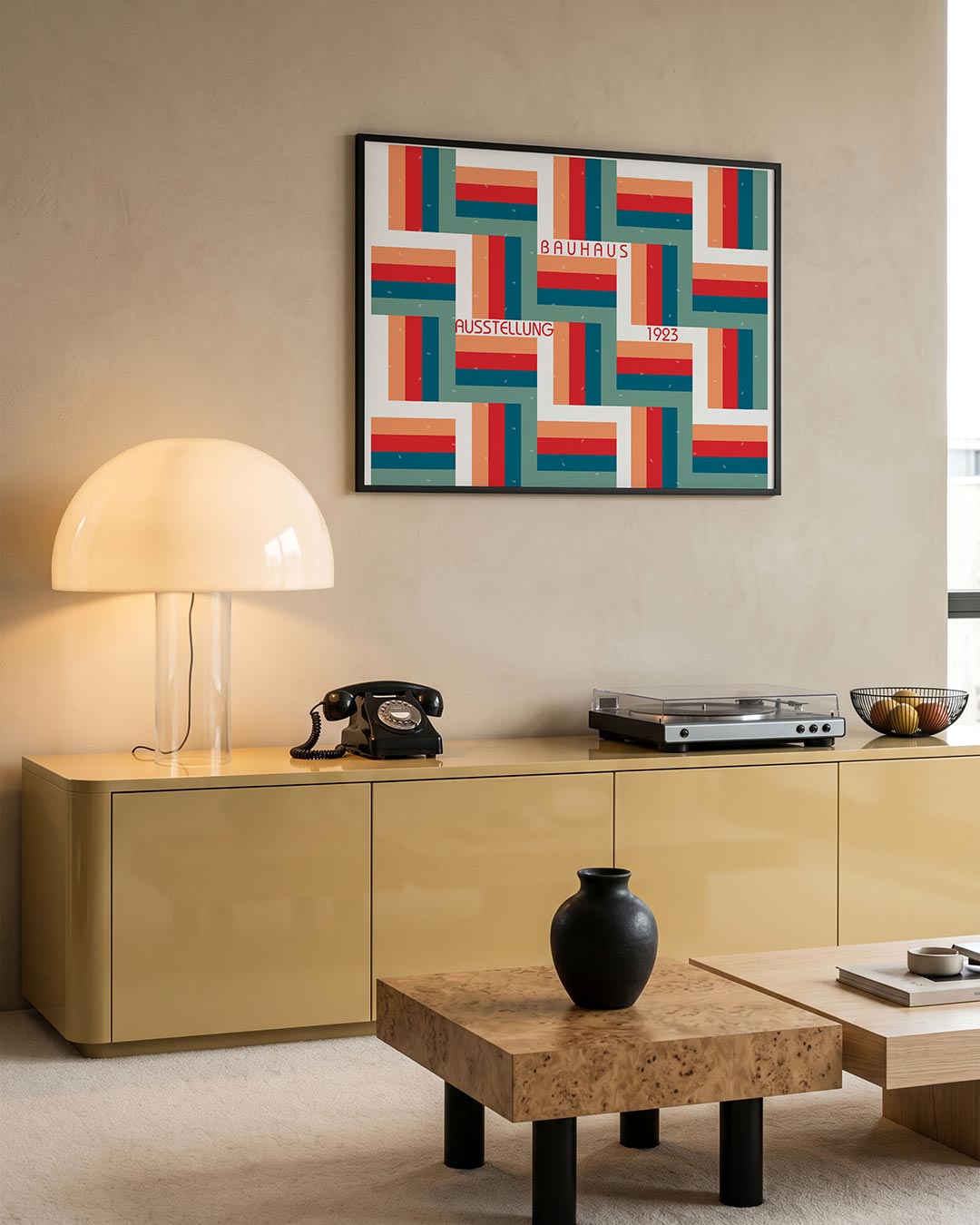 Vorm en kleur – moderne Bauhaus wandkunst als poster