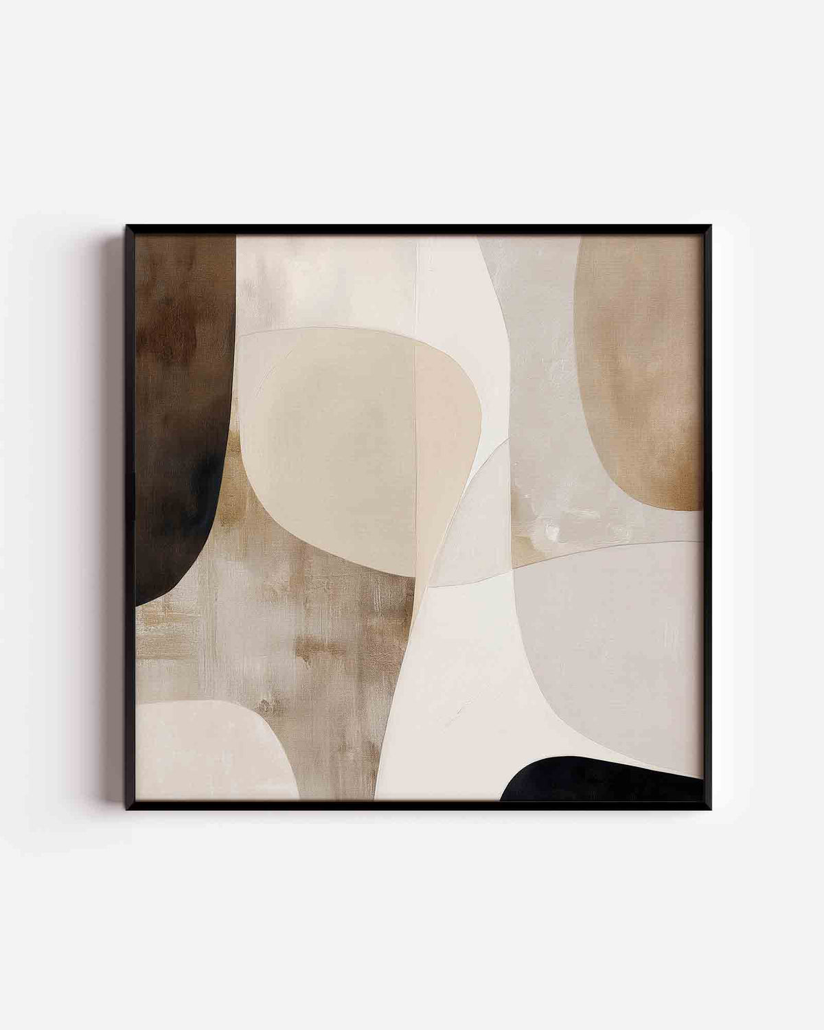 Abstracte vormen – abstracte vierkante poster als wanddecoratie