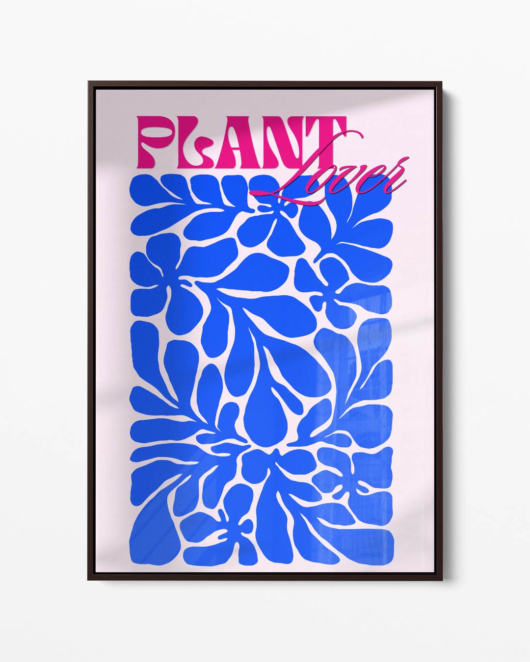 Kleurrijke Botanische Fantasie – portret kunstwerk als wanddecoratie