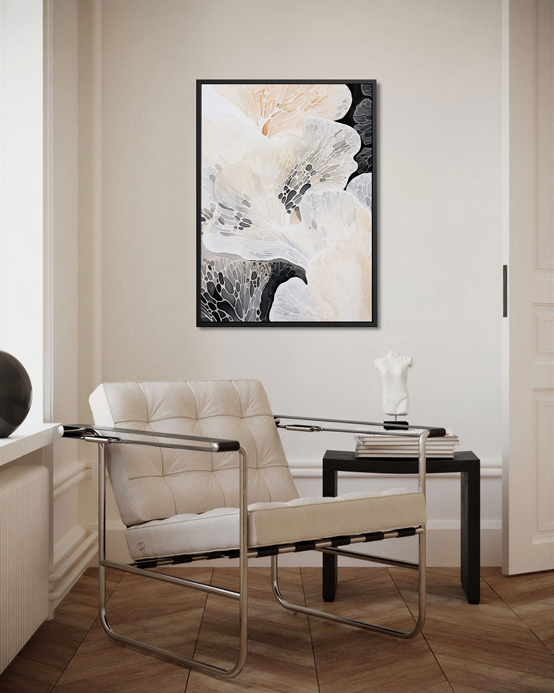 Organische vormen – staand wanddecoratie kunstwerk
