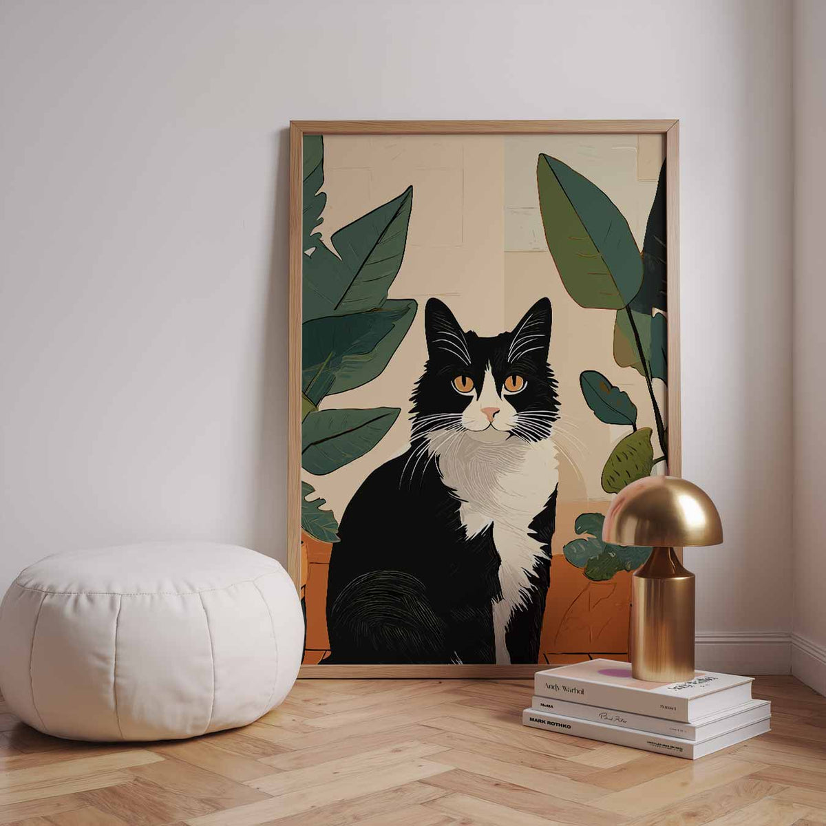 Stijlvolle Kattenwonders – dieren poster in staand formaat