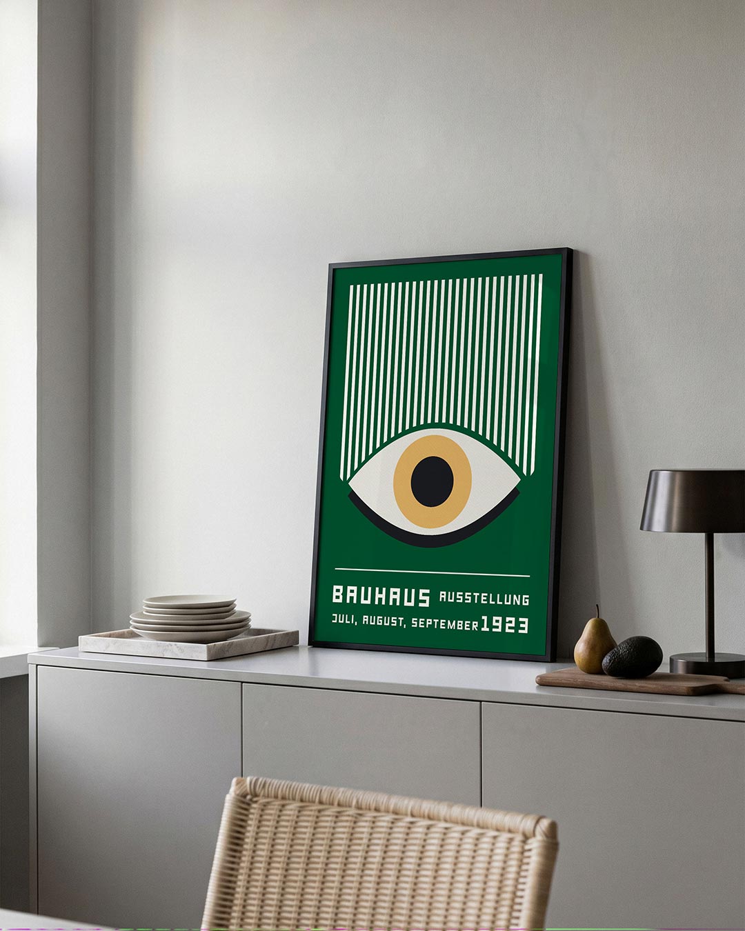 – moderne Bauhaus wandkunst als poster